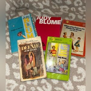 Lot Of 5 Judy Blume Paperback Books